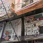 La portada de los diarios británicos con la exclusiva de "los vinos de los viernes" hoy