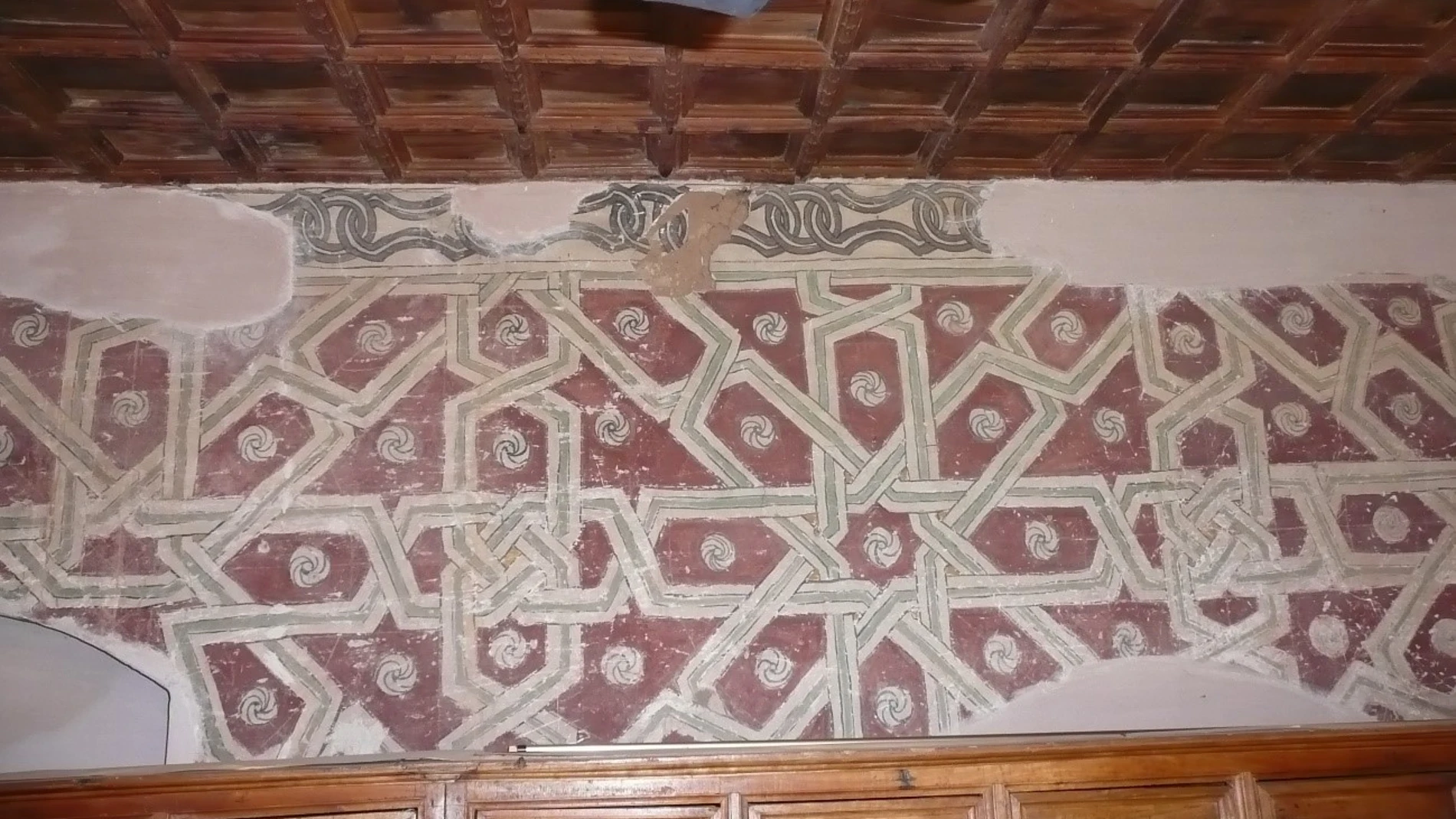Pinturas restauradas en el monasterio leonés