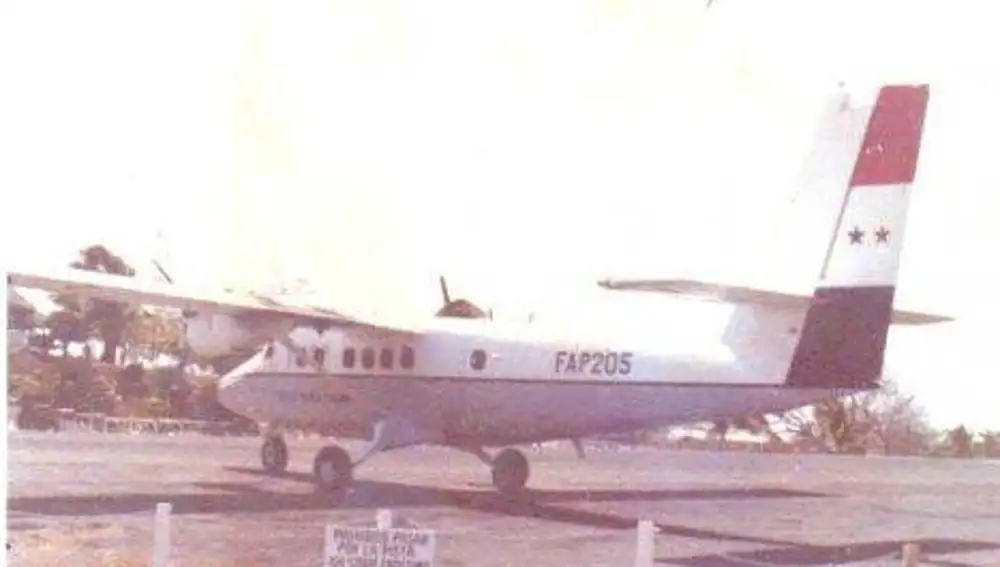 En la imagen, el Fap-205, la aeronave en la que murió el general Omar Torrijos