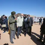 Stefan de Mistura durante su visita a los campamentos de Tindouf REUTERS/Ramzi Boudina
