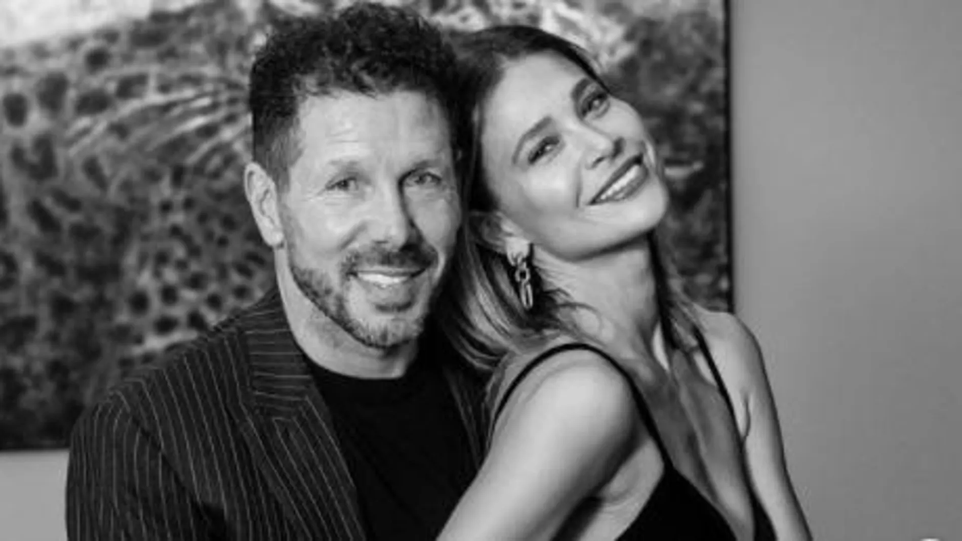 Diego Pablo Simeone y Carla Pereyra