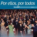 Portada de la revista de la AVT, que recoge el acto del 40 aniversario que presidió Su Majestad la Reina doña Sofía