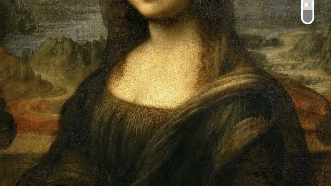 Imagen de la Gioconda en el editor de imágenes de Whatsapp