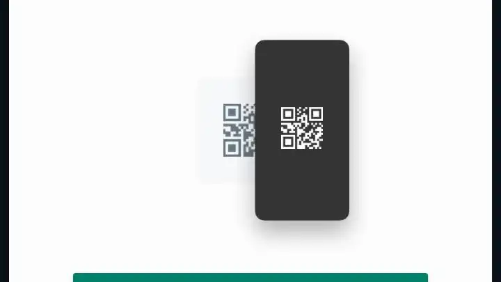 Desde la sección Código QR se puede mostrar un QR para ser registrado o escanear el de otro WhatsApp.