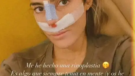 Anna Ferrer Padilla se somete a una rinoplastia