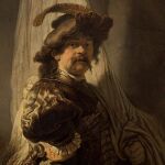 'El portaestandarte' por Rembrandt