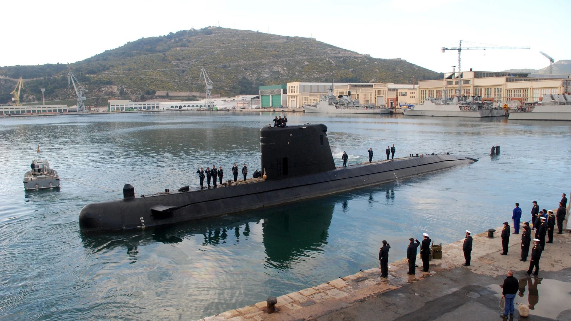 El submarino "Tramontana"