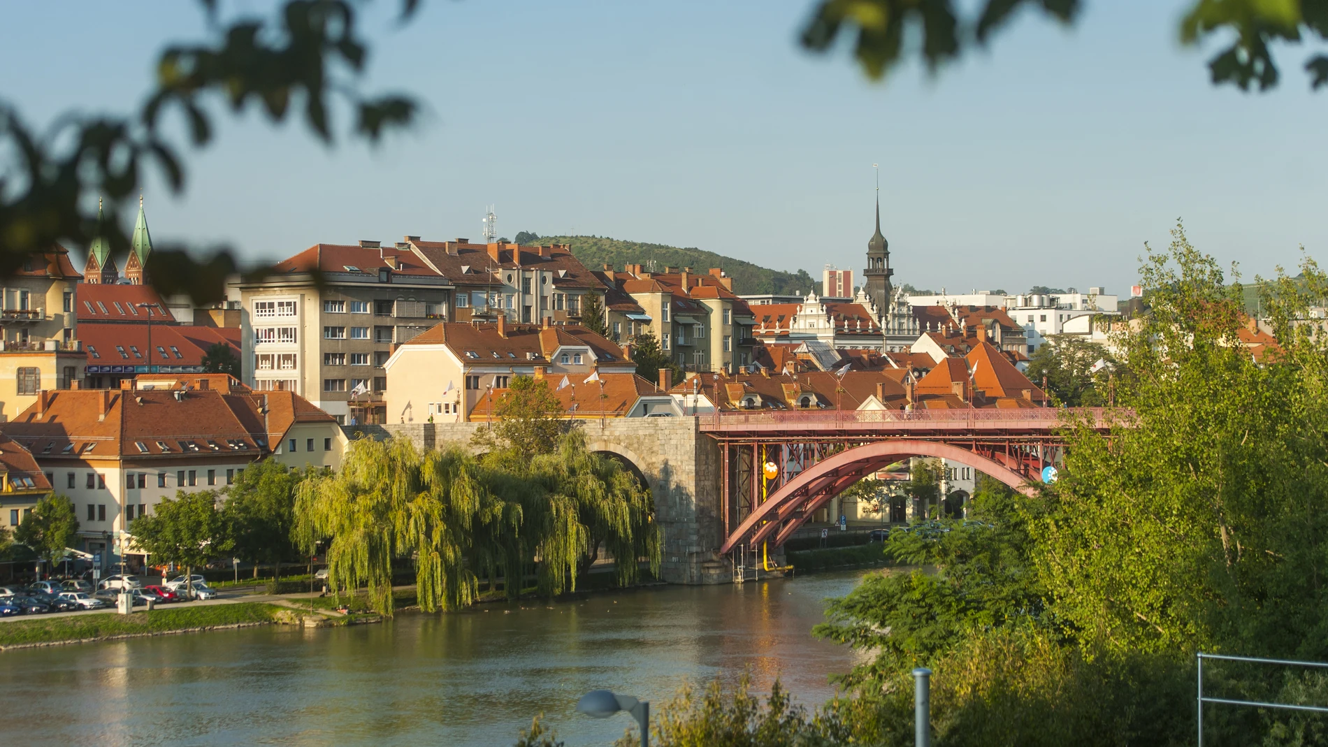 Vista de la ciudad de Maribor (Eslovenia).