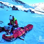  Evacuados dos escaladores tras sufrir una caída ascendiendo el Pico Curavacas en Palencia