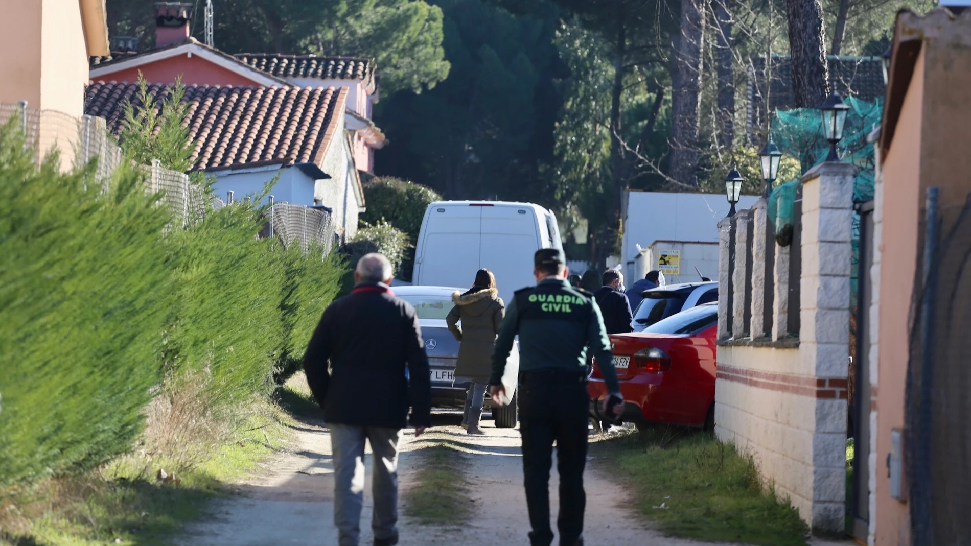 Investigación de los agentes en la localidad vallisoletana de Traspinedo