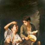 La obra "Niños comiendo uvas y melón" forma parte de la pintura de género de estilo barroco de Murillo