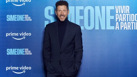 Diego Simeone, entrenador del Atlético de Madrid.
