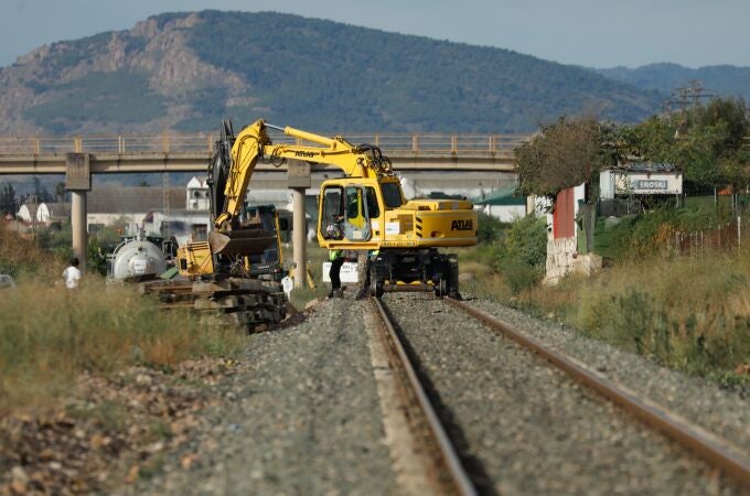 Obras del tramo del AVE Lorca-Pulpí