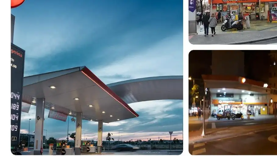 Imagen de Google Maps que te permite comparar el precio de cada tipo de combustible en cada gasolinera de Madrid