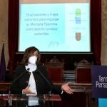 La presidenta de la Diputación de Palencia, Ángeles Armisén presenta las líneas del proyecto turístico para Montaña Palentina