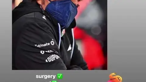 Fernando Alonso confirmó en Instagram que ya está en condiciones de comenzar los entrenamientos.