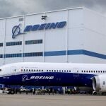 Un Boeing 787-10 Dreamliner en la planta de la compañía en Carolina del Sur