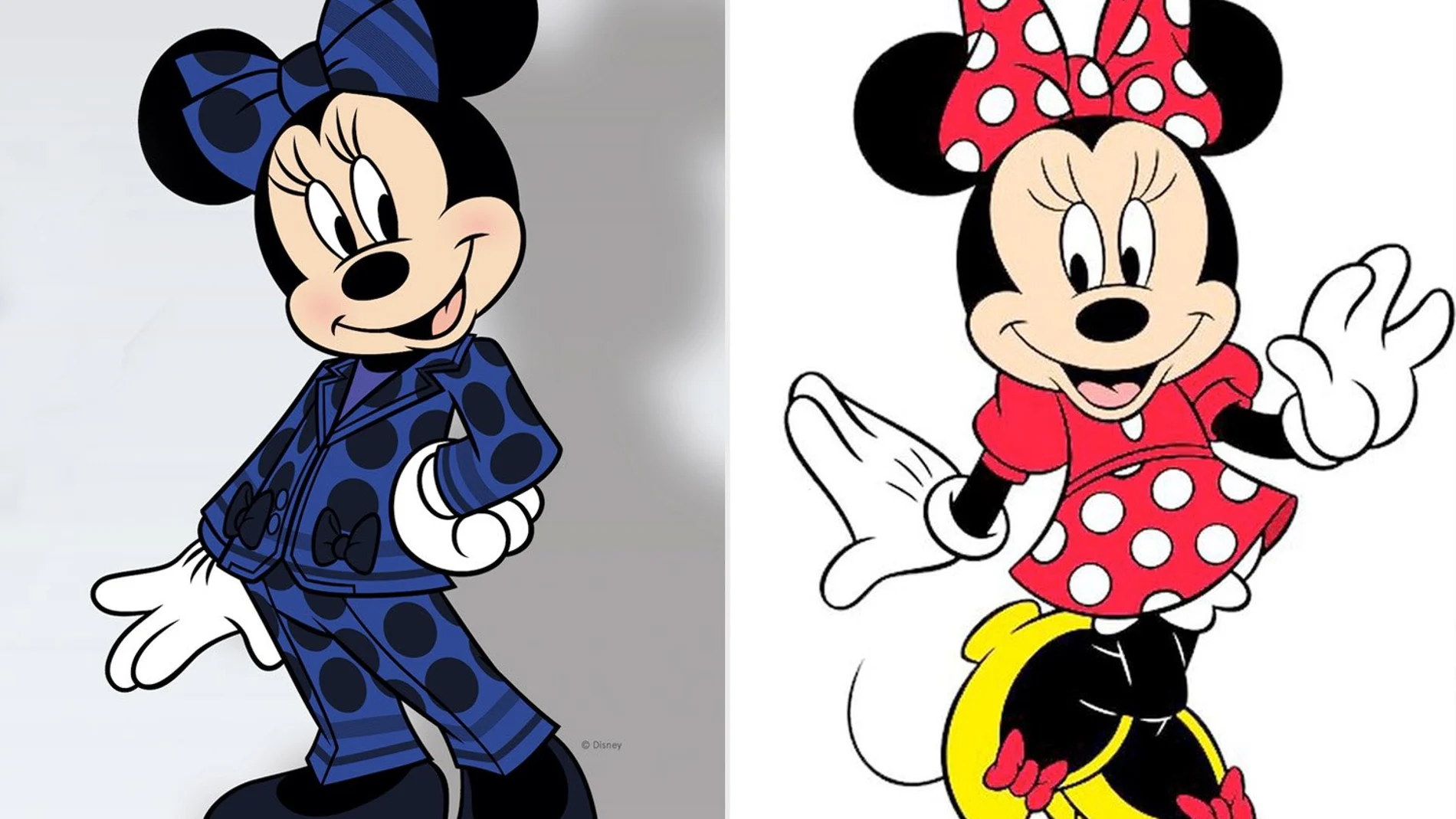 veterano Esperar plataforma Minnie Mouse cambia su vestido de lunares por unos pantalones y desata la  polémica