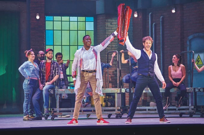 Escena del musical de Broadway "Kinky Boots"