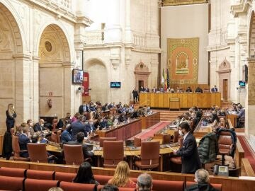 El Pleno del Parlamento andaluz, en una foto de archivo. ALFREDO DE ANCA/PARLAMENTO DE ANDALUCÍA