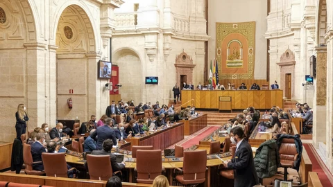 El Pleno del Parlamento andaluz, en una foto de archivo. ALFREDO DE ANCA/PARLAMENTO DE ANDALUCÍA