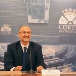 El presidente de las Cortes de Castilla y León, Luis Fuentes