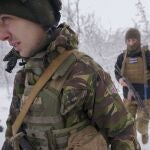Un soldado del Ejército ucraniano