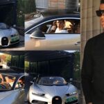 Cristiano Ronaldo y su Bugatti Chiron