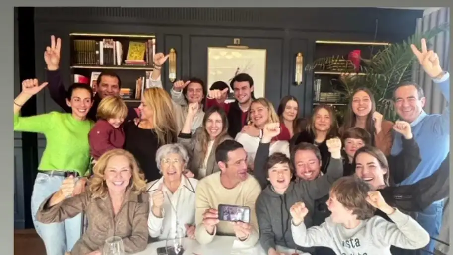 La familia Bono celebra la victoria de Rafa Nadal