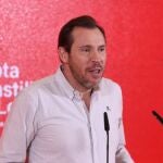 El alcalde de Valladolid y secretario general del PSOE provincial, Óscar Puente. PSOECYL 30/01/2022