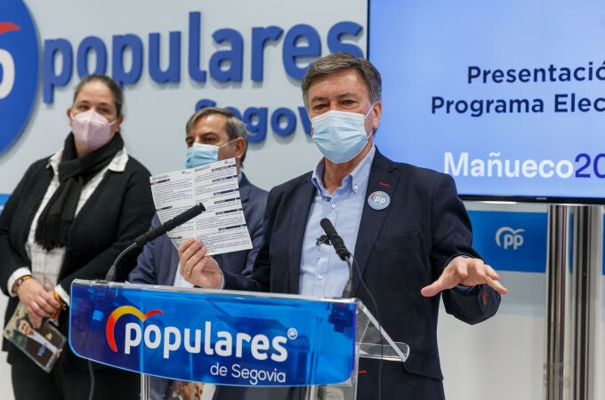 La candidatura del PP de Segovia, que encabeza Francisco Vázquez, presenta su programa electoral
