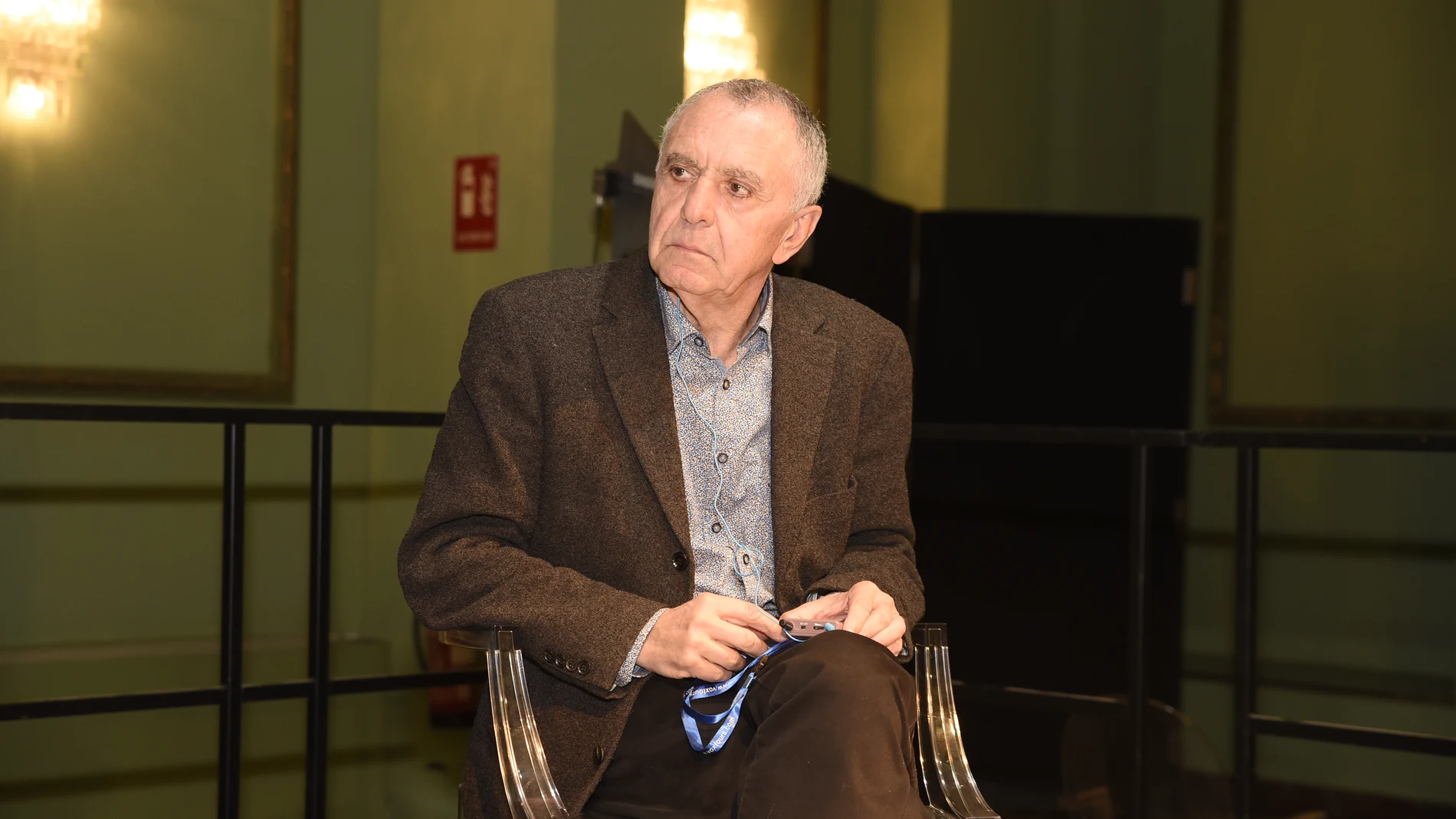 El filósofo francés Gilles Lipovetsky, en el Círculo de Bellas Artes. Cortesía del Institut Français de España / Jorge Zorrilla Pascual