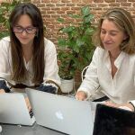Imagen de Berta Bernad trabajando.