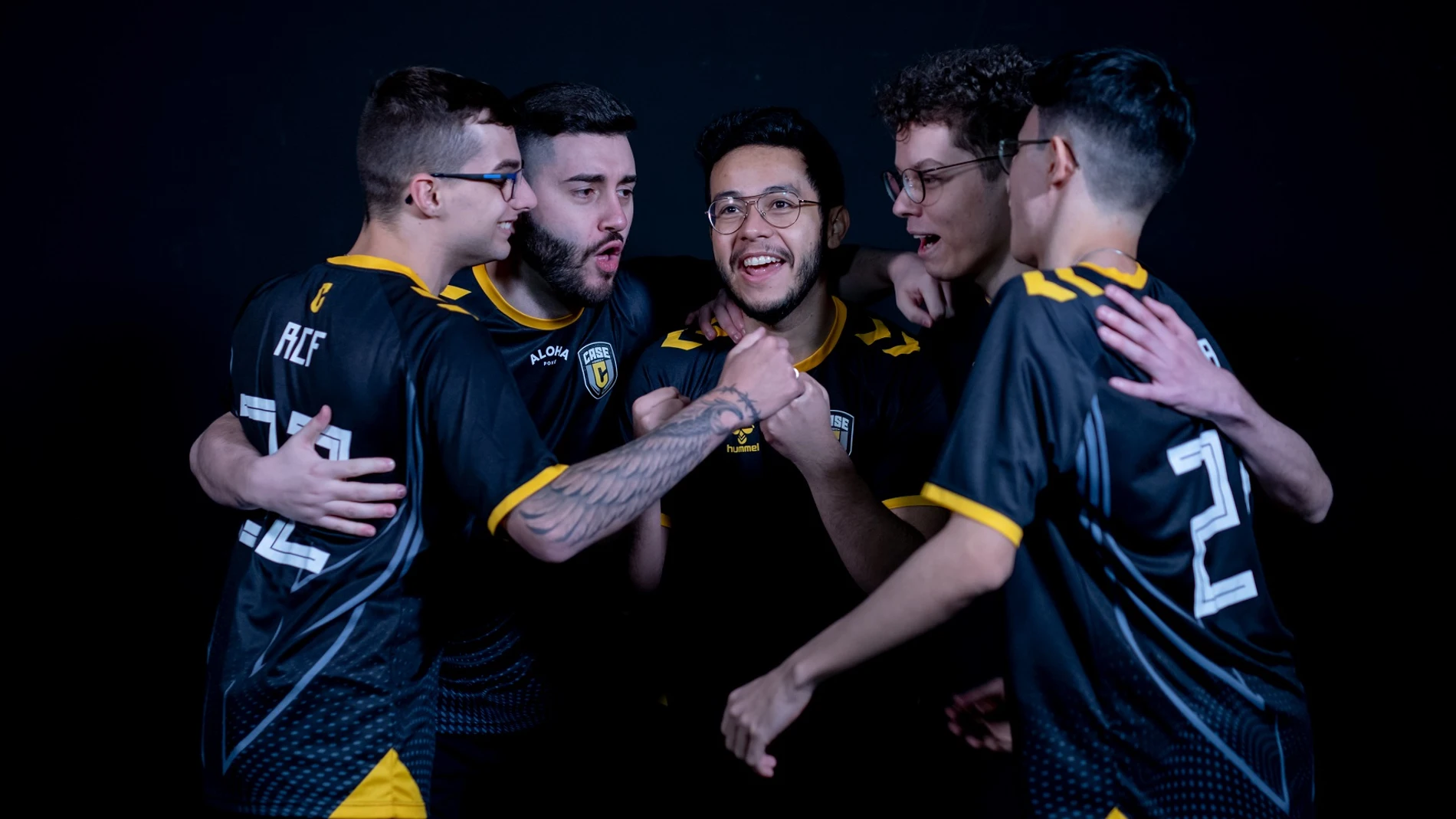 Quinteto de CASE Esports en CSGO