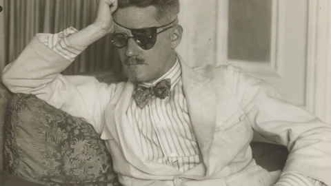 El escritor James Joyce, autor del «Ulises»