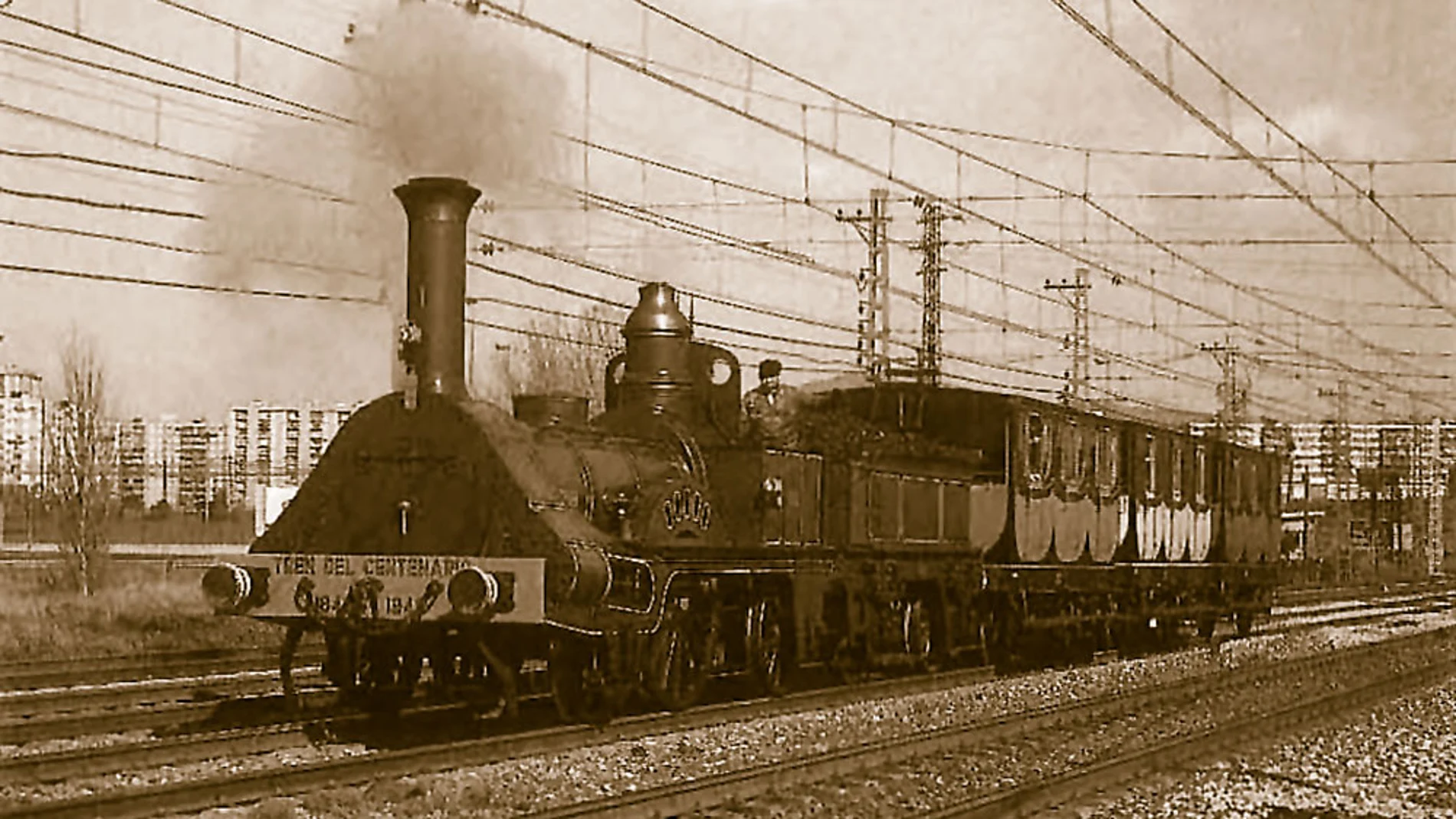 Imagen del tren del centenario