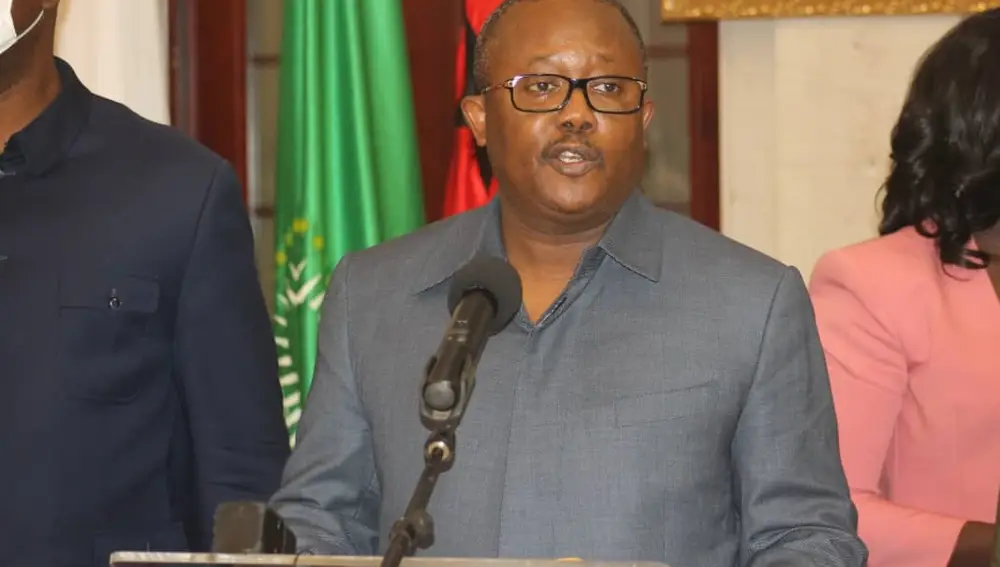 El presidente de Guinea Bissau, Umaro Sissoco Embaló