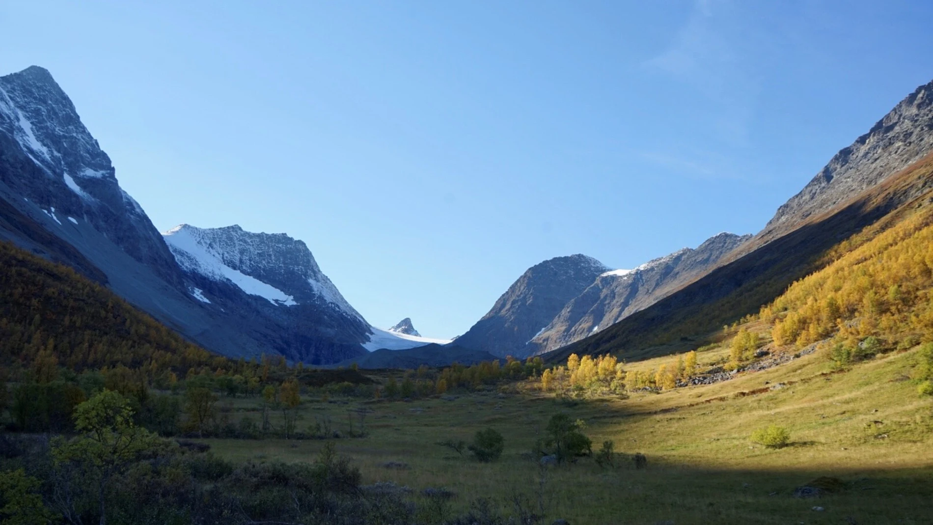 Valle del glaciar de Steindaal.