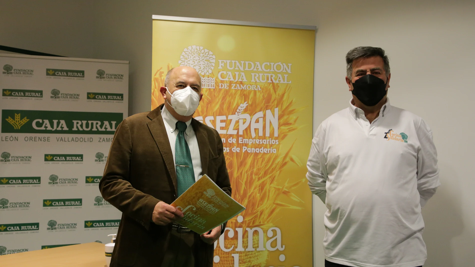 El Centro Social de Caja Rural de Zamora acoge la presentación de los datos relativos a 2021 de la Cocina Solidaria promovida por la Asociación Zamorana de Panaderos y la Fundación Caja Rural de Zamora