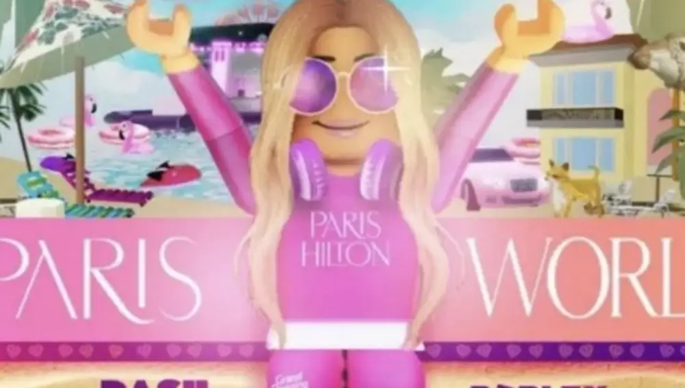 Avatar de Paris Hilton en el metaverso