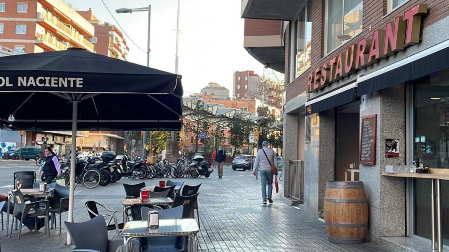 El lugar del suceso, en el Clot