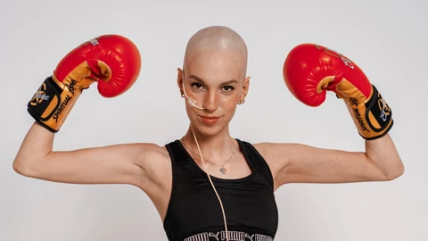 Elena Huelva, paciente de sarcoma de Erwin