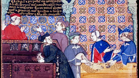 Mercaderes italianos en Génova durante el siglo XIV