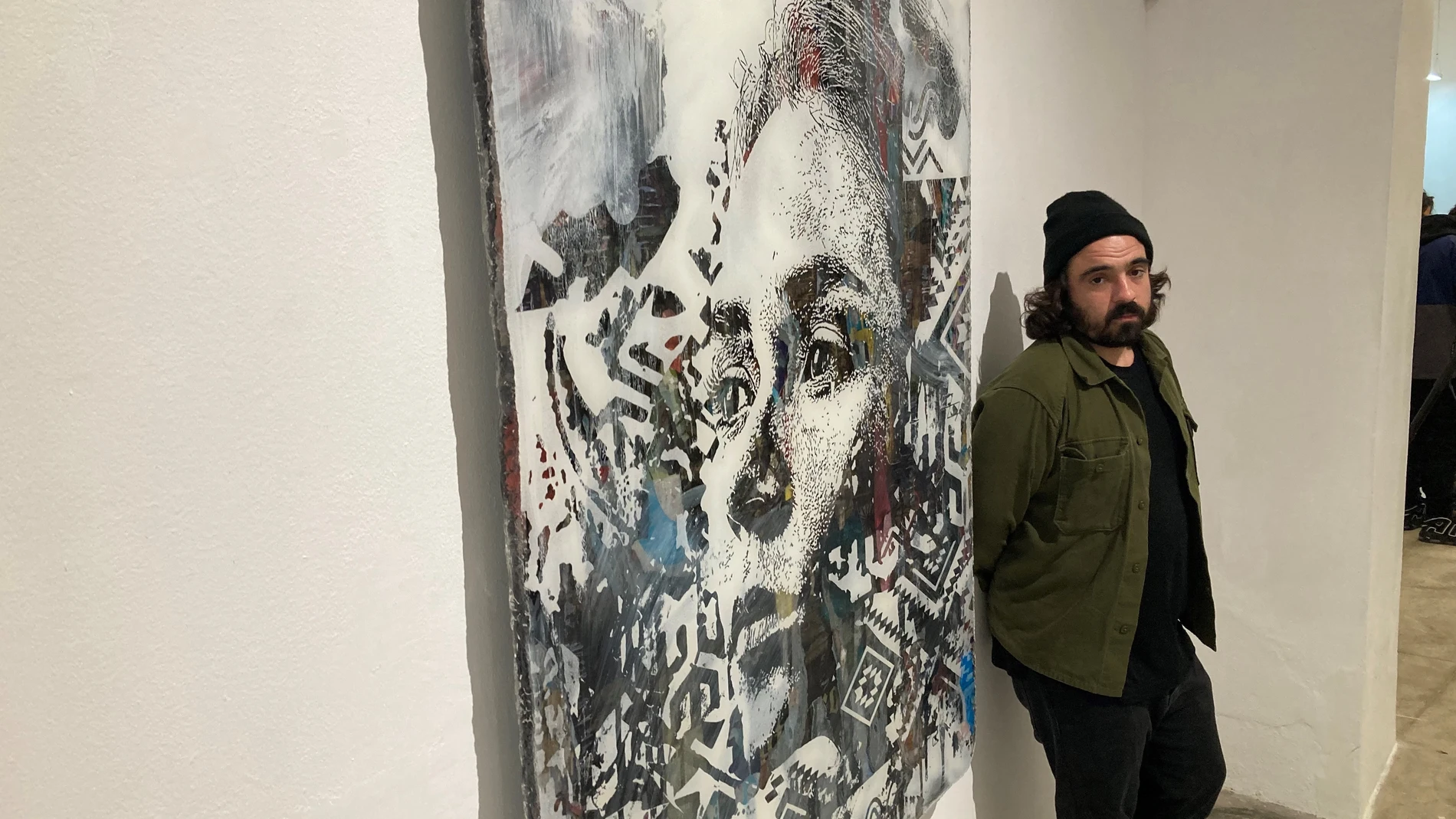 El artista urbano Vhils (el portugués Alexandre Farto). EFE/Alfredo Valenzuela