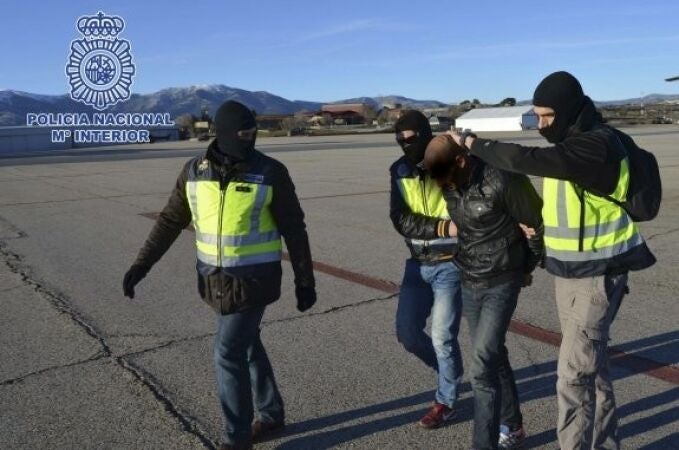 Imagen del arresto en Almería. POLICÍA NACIONAL