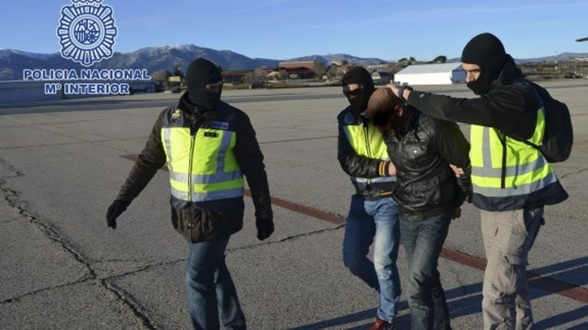 Imagen del arresto en Almería. POLICÍA NACIONAL