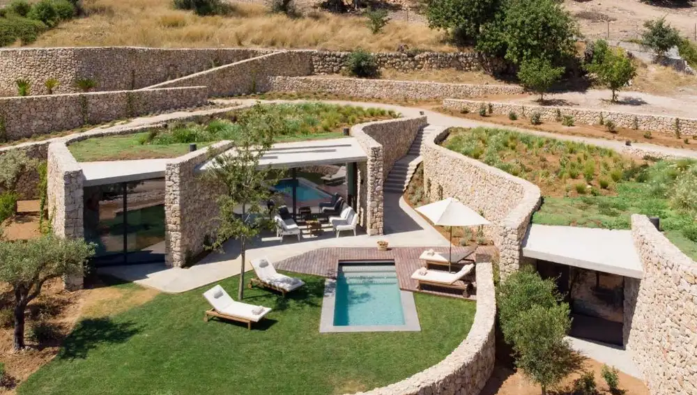 Villa privada del hotel Son Brull en Palma de Mallorca.
