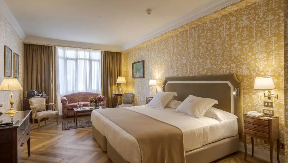 Imagen de una habitación en el Hotel Orfila en Madrid.