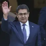 Foto archivo: El presidente de Honduras, Juan Orlando Hernández en Chile