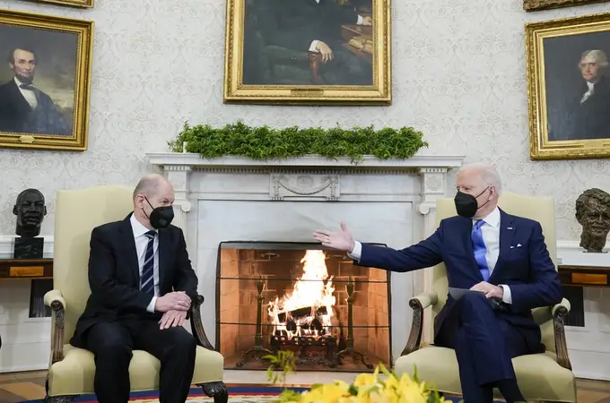 Biden y Scholz exhiben unidad frente a una agresión rusa